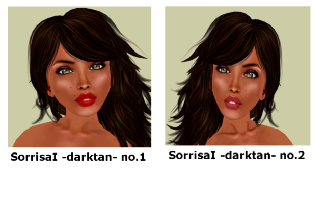 dark tan face overview